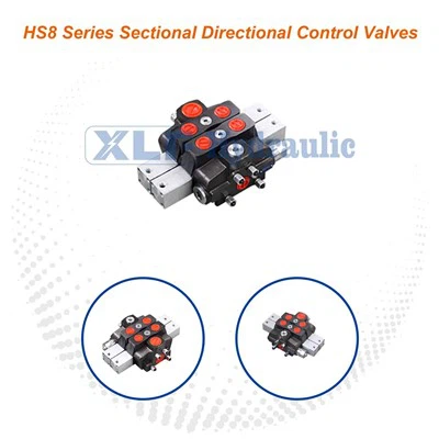 DCV60 Série Monobloco seccional Monoblock Seletor Hidráulico Válvula de Desviador 3 Waye
